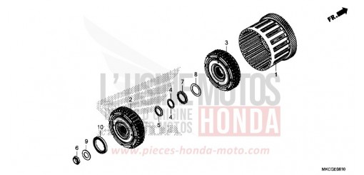 EMBRAYAGE (DCT) GL1800BDL de 2020